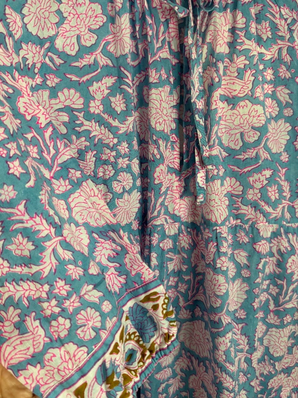 NWT, SZ BLOCKPRINTS, HAND PRINTED, PRIYA DRESS - Picture 3 of 14